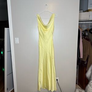 Peppermayo Yellow Backless Dress